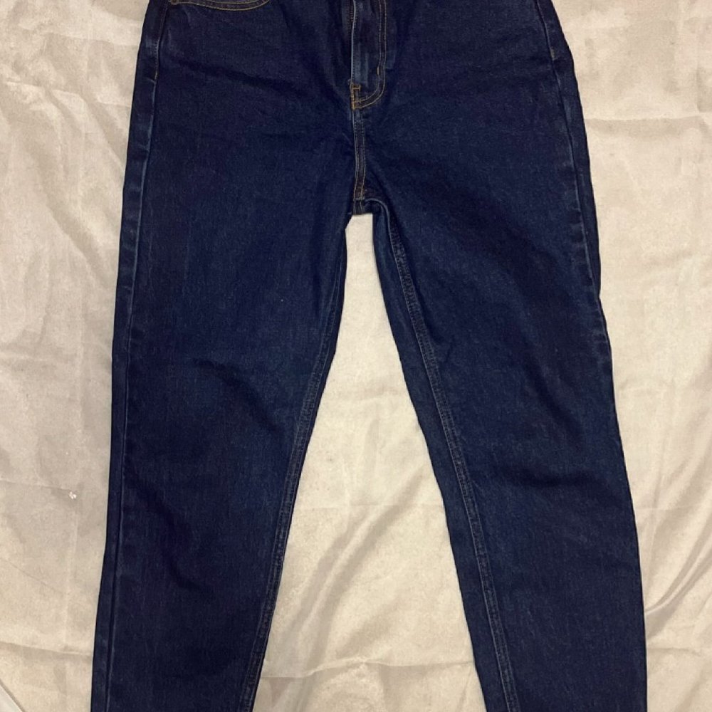 Women's Fashion Nova Mom Jeans - size 5 - dark wash jeans - Picture 7 of 8